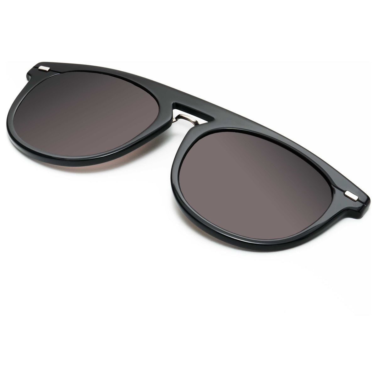 מסגרת Clip-On Hugo Boss דגם Boss1129Cl לגברים 54 מ״מ בצבע שחור