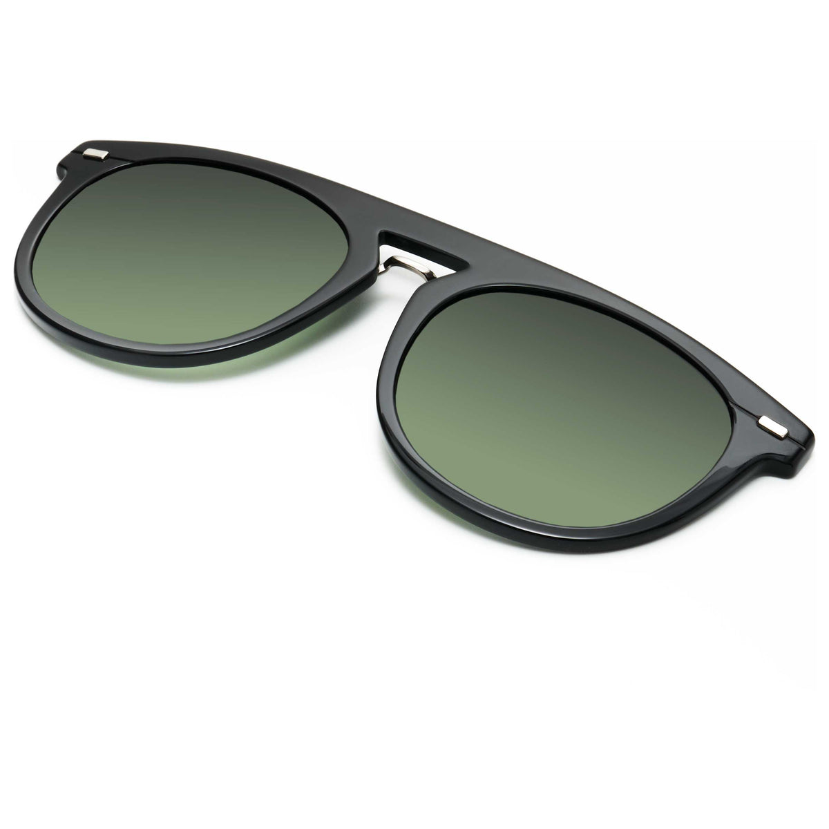 מסגרת Clip-On Hugo Boss דגם Boss1129Cl לגברים 54 מ״מ בצבע שחור