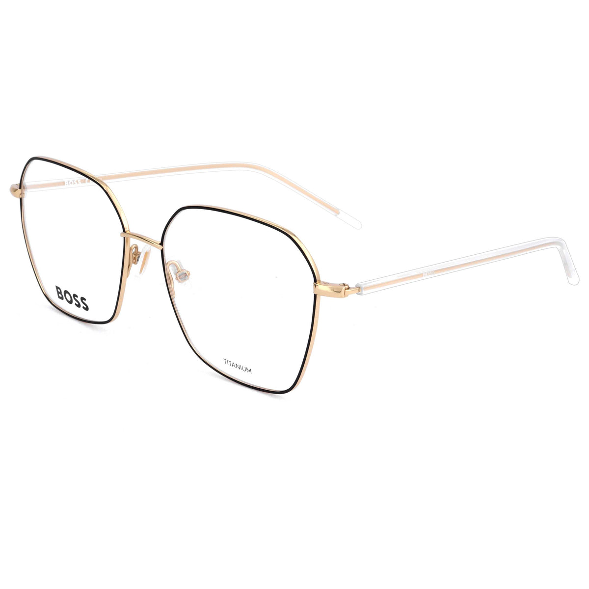 משקפי ראייה Hugo Boss דגם Boss1398 לנשים 54 מ״מ בצבע שחור זהב
