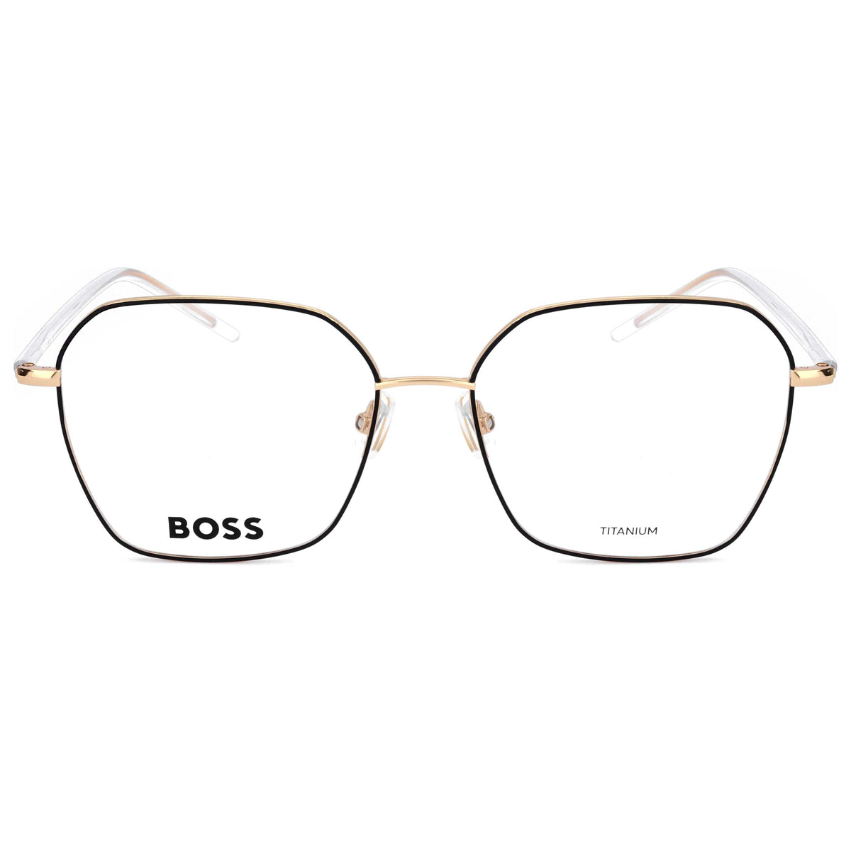 משקפי ראייה Hugo Boss דגם Boss1398 לנשים 54 מ״מ בצבע שחור זהב