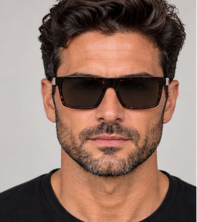 משקפי שמש Hugo Boss לגברים 59 מ״מ בצבע הוואנה