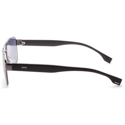 Hugo Boss Men's 60mm Black Dark Ruthenium Sunglasses BOSS1441OS-0ANS-WJ