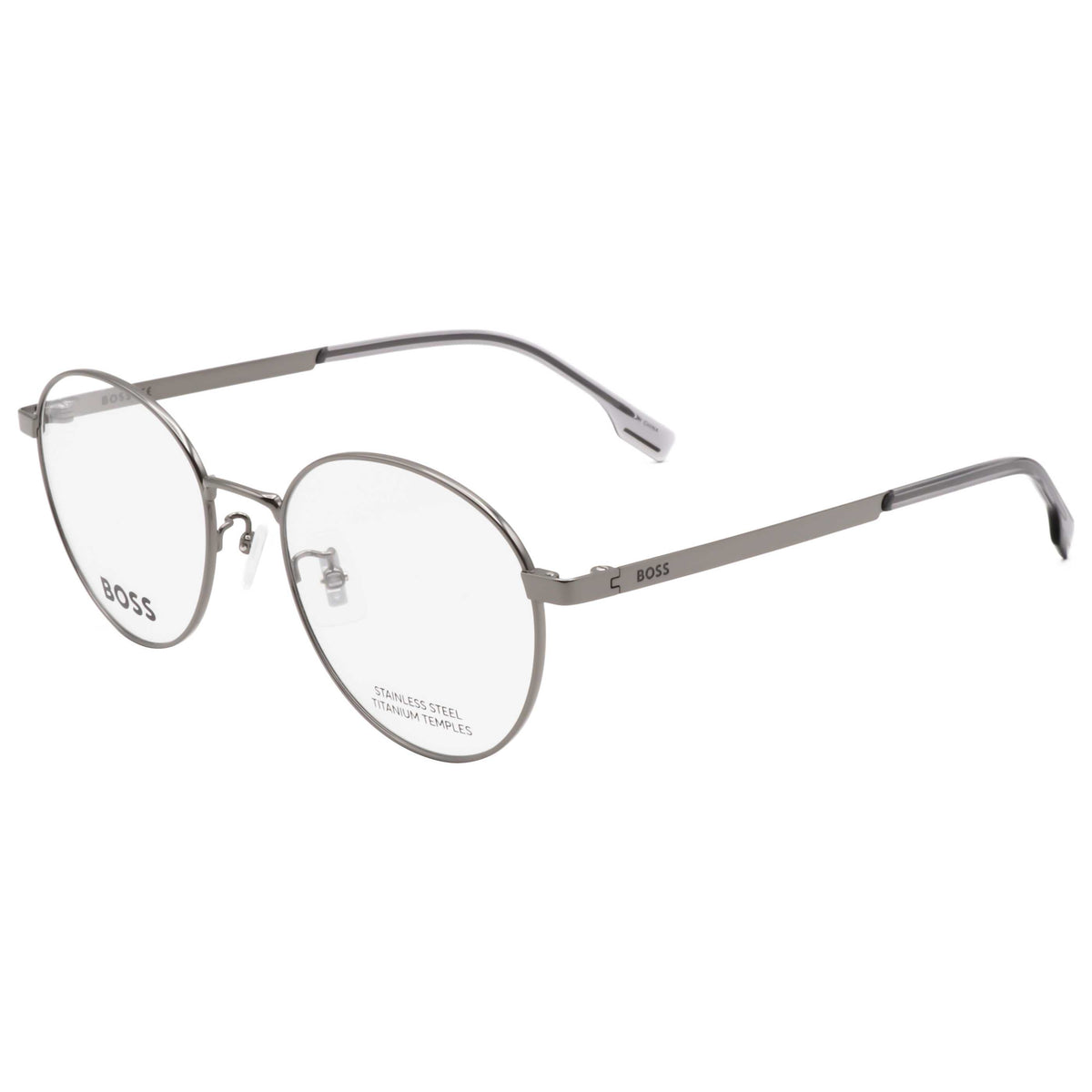 משקפי ראייה Hugo Boss דגם Boss1475 לגברים 52 מ״מ בצבע רותניום כהה