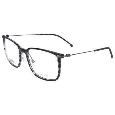 Hugo Boss Men's 56mm Striped Grey Ruthenium Eyeglasses BOSS1484-VQ7-56