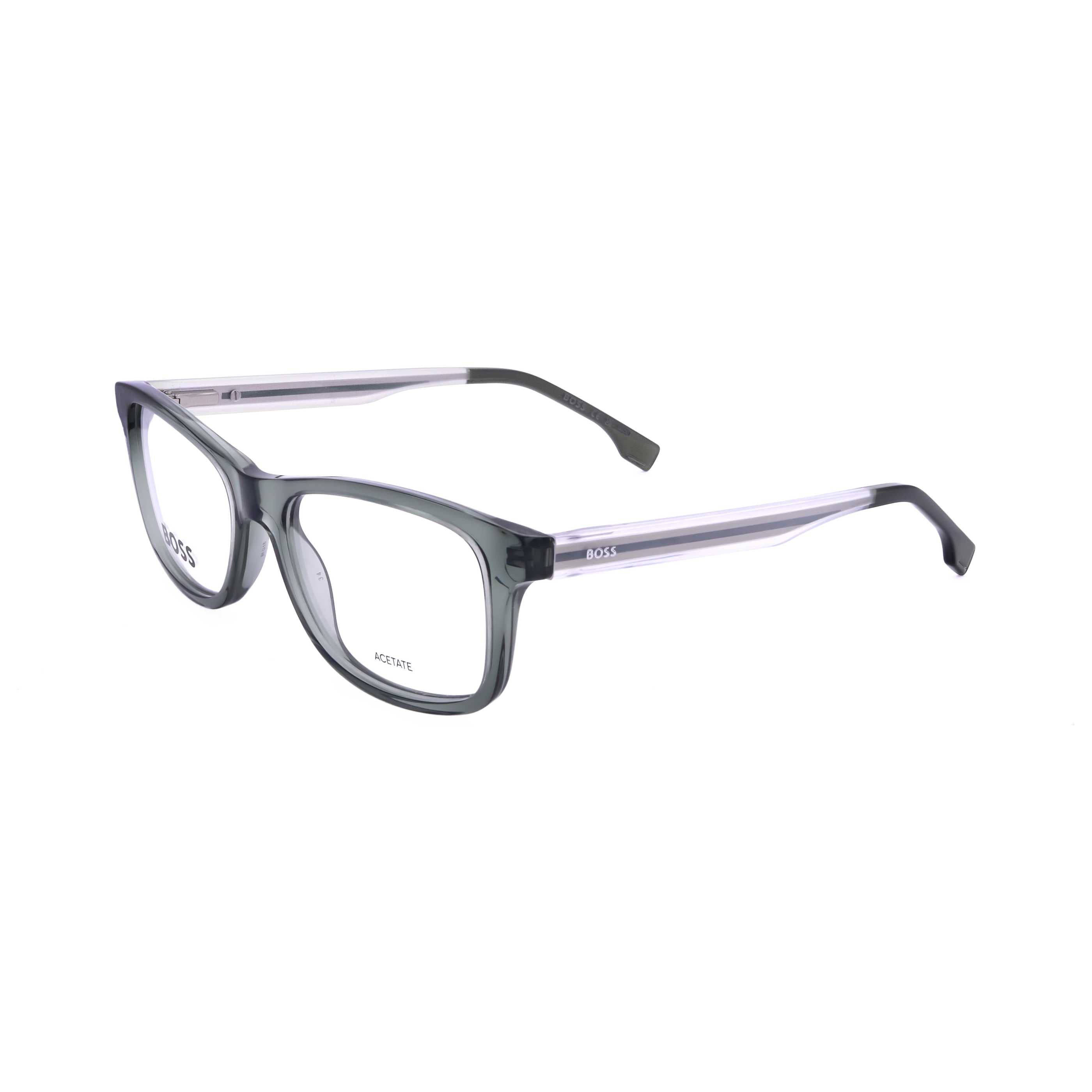 משקפי ראייה Hugo Boss דגם Teen יוניסקס 51 מ״מ בצבע שקוף Olive ירוק