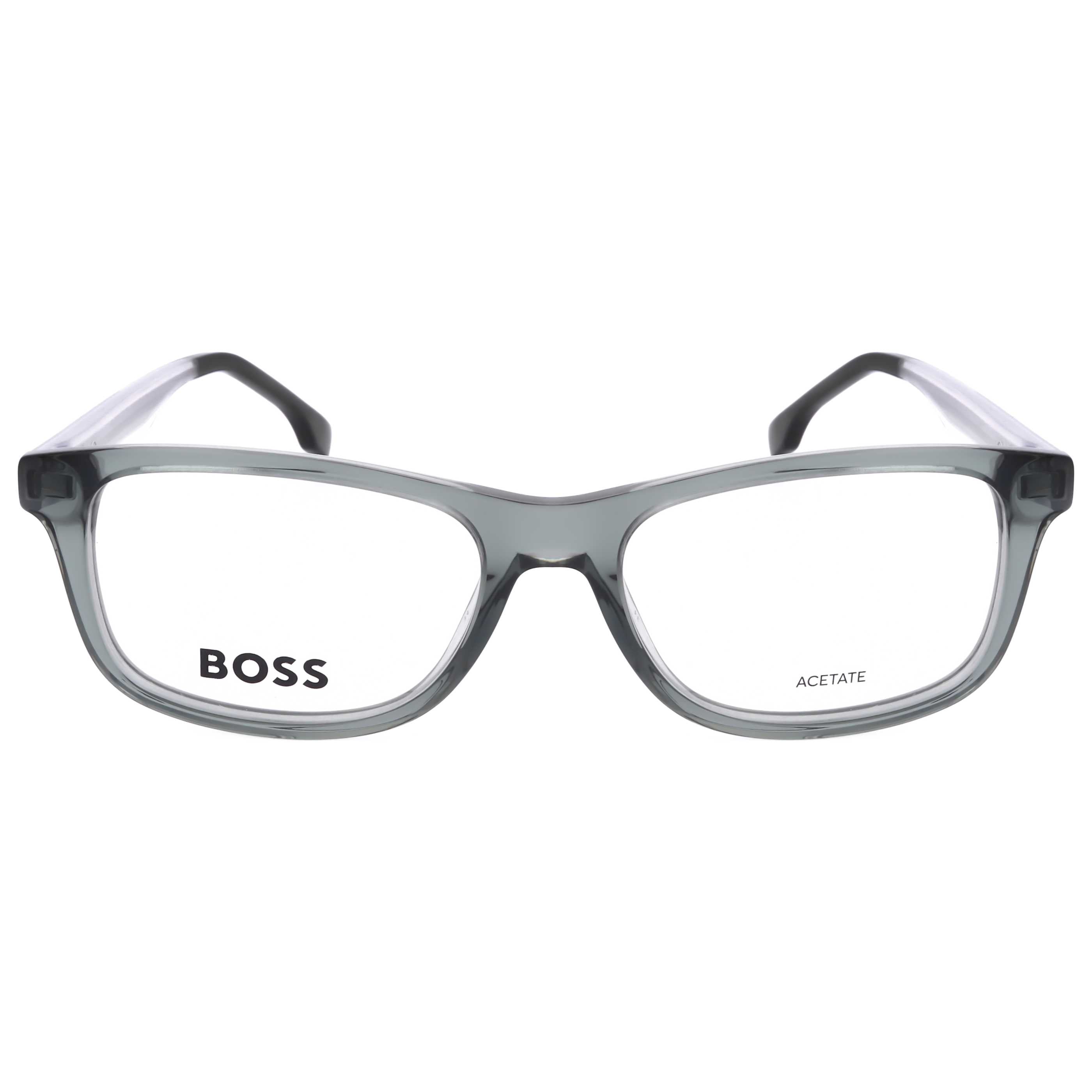 משקפי ראייה Hugo Boss דגם Teen יוניסקס 51 מ״מ בצבע שקוף Olive ירוק
