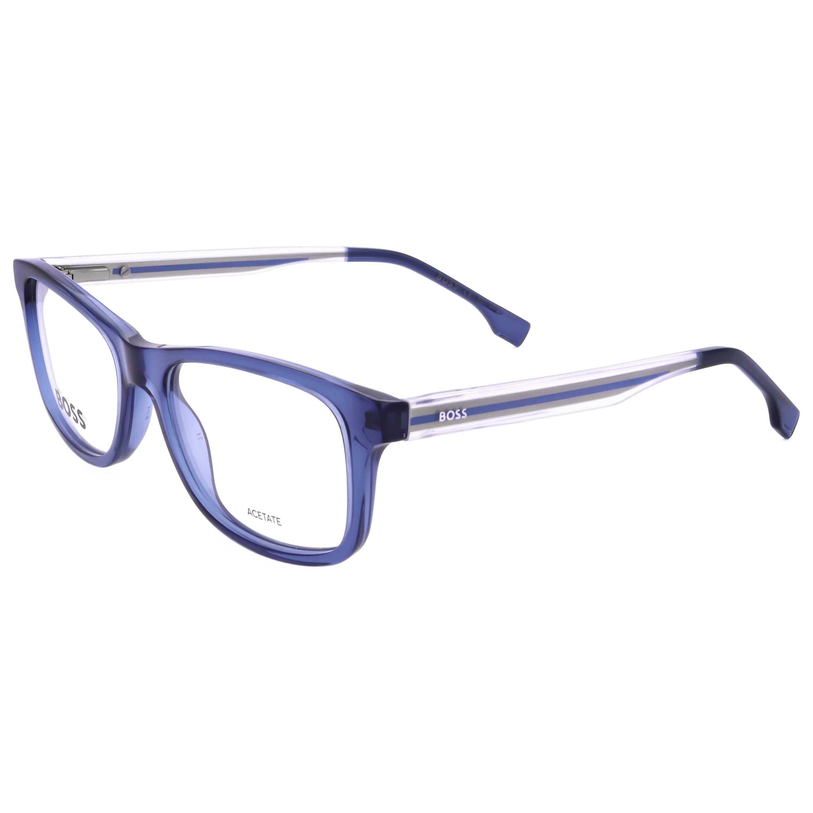 משקפי ראייה Hugo Boss דגם Teen יוניסקס 51 מ״מ בצבע כחול Crystal