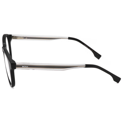 Hugo Boss Men's 48 mm Black Crystal Eyeglasses BOSS1548-7C5-48
