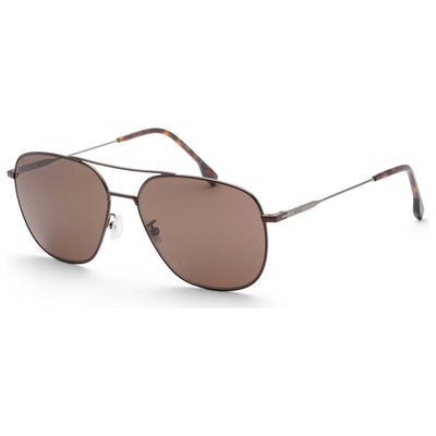 משקפי שמש Hugo Boss דגם Boss1557 לגברים 62 מ״מ בצבע חום מט רותניום כהה