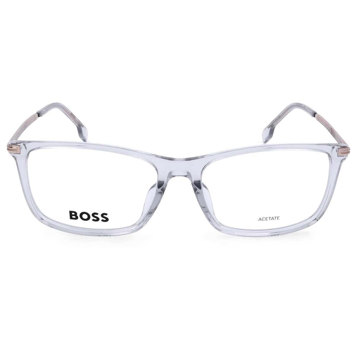 משקפי ראייה Hugo Boss דגם Boss1614 לגברים 56 מ״מ בצבע אפור זהב