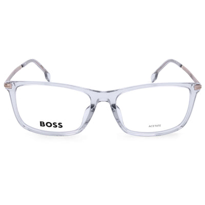משקפי ראייה Hugo Boss דגם Boss1614 לגברים 56 מ״מ בצבע אפור זהב