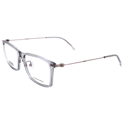 משקפי ראייה Hugo Boss לגברים 55 מ״מ בצבע אפור וזהב