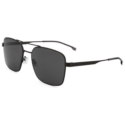 משקפי שמש Hugo Boss דגם BOSS1695-S-SVK-58 לגברים 58 מ״מ בצבע Matte Ruthenium Black