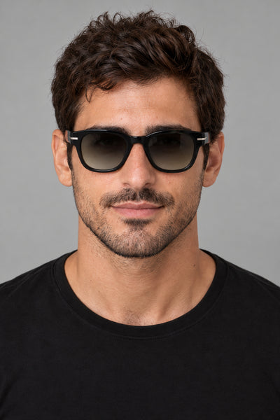 משקפי שמש Hugo Boss דגם BOSS1717-S-KB7-48 לגברים 48 מ״מ בצבע אפור