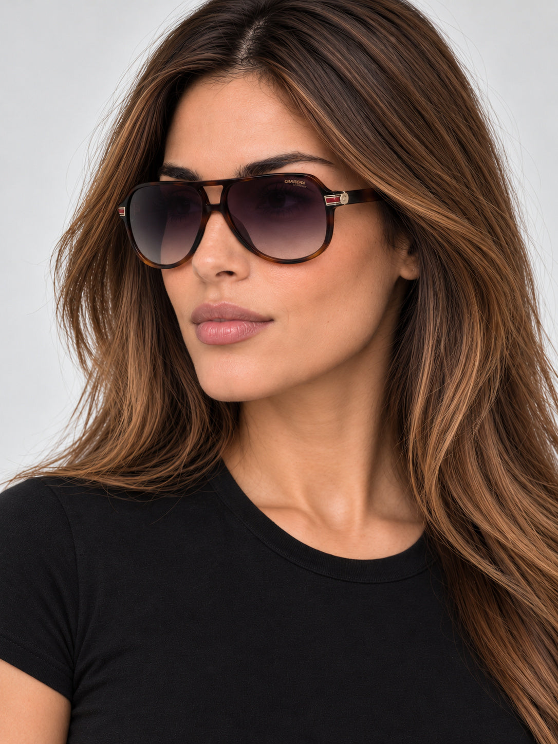 משקפי שמש Carrera דגם Ca1045 יוניסקס 61 מ״מ בצבע הוואנה