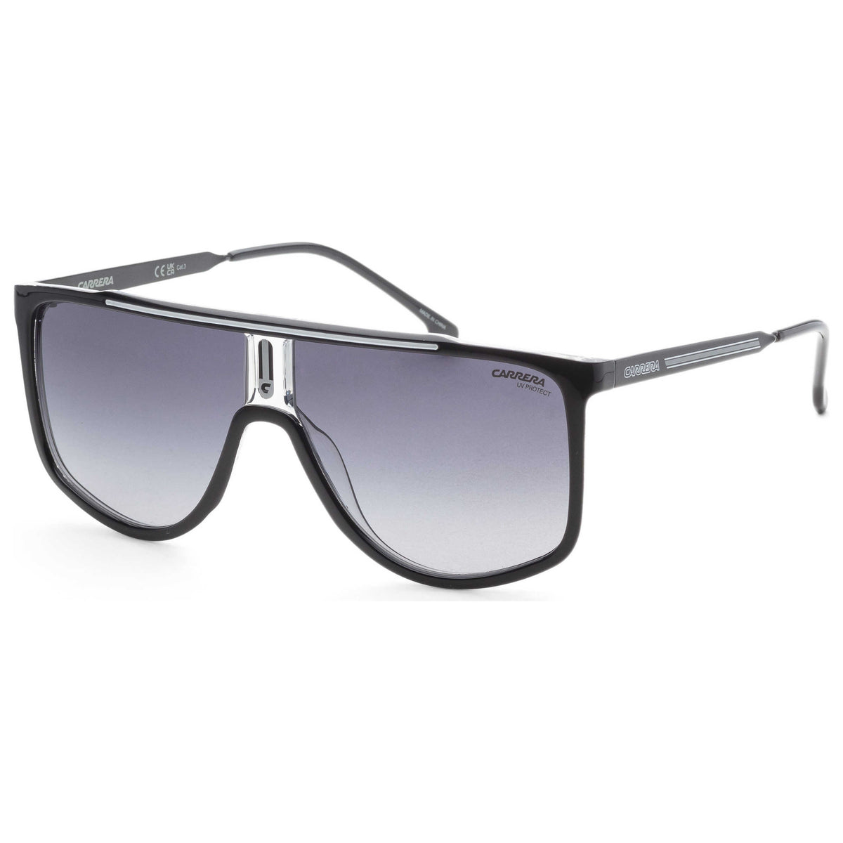 Carrera Men's 61mm Black White Sunglasses CA1056-S-80S-9O