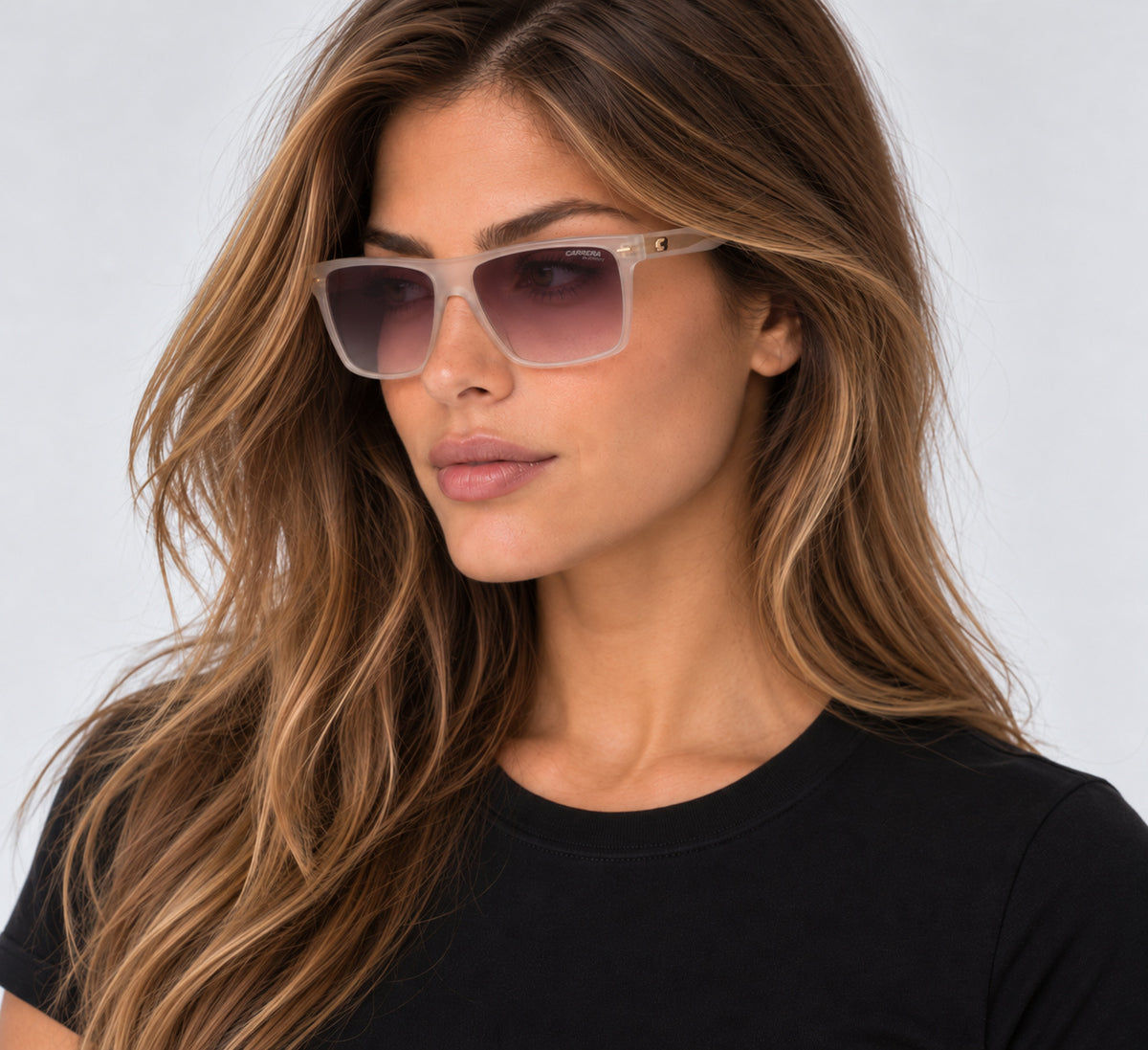 משקפי שמש Carrera דגם Ca3027S לנשים 58 מ״מ בצבע בז׳