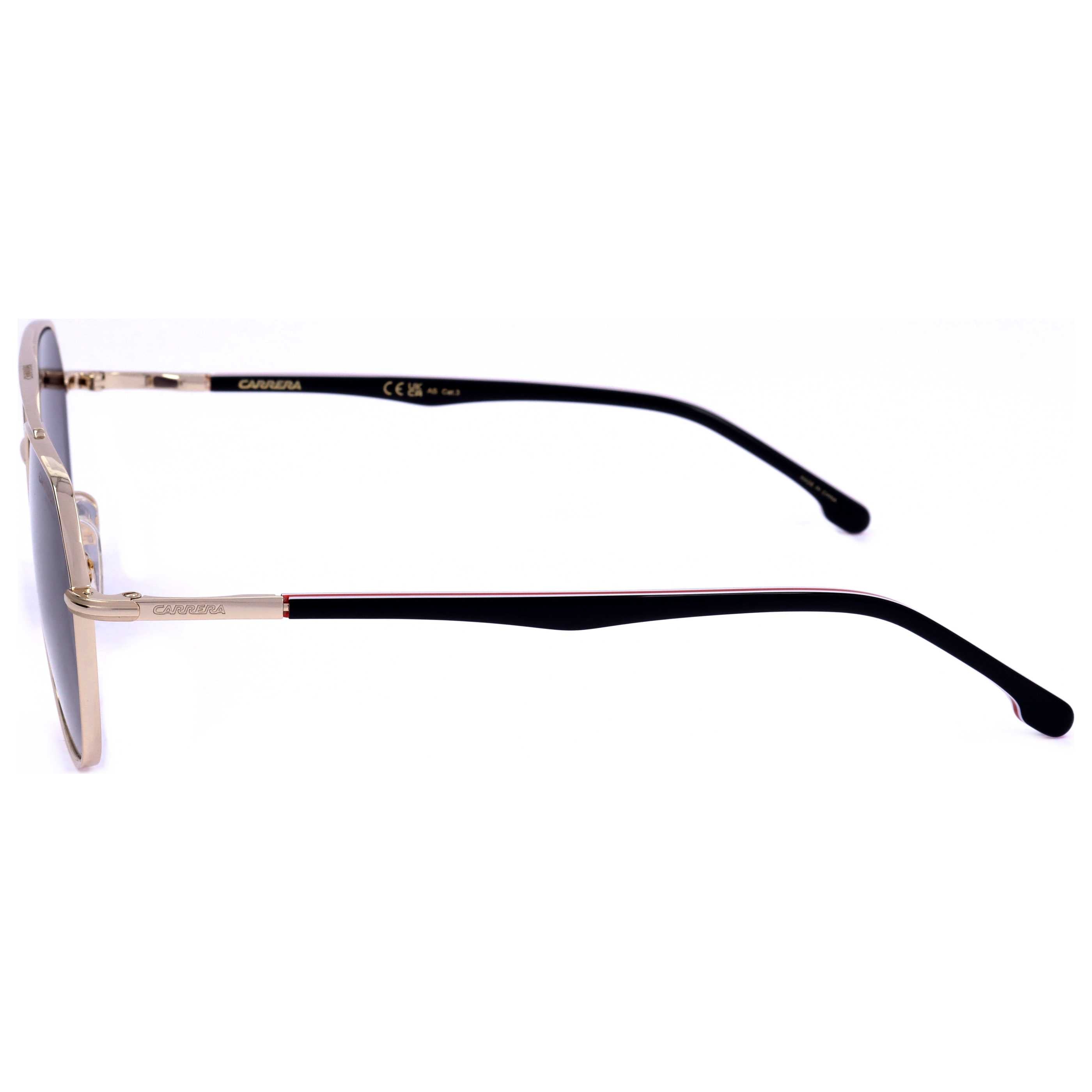 משקפי שמש Carrera דגם Ca303S יוניסקס 53 מ״מ בצבע זהב Striped שחור