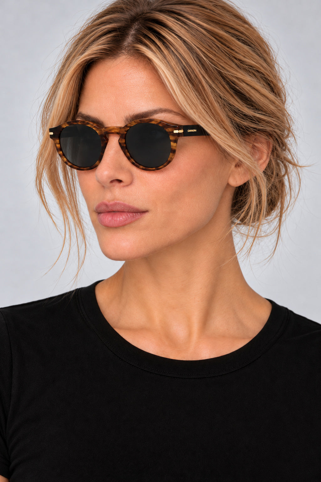 Carrera Unisex 48mm Brown Horn Sunglasses CA306-S-EX4-IR