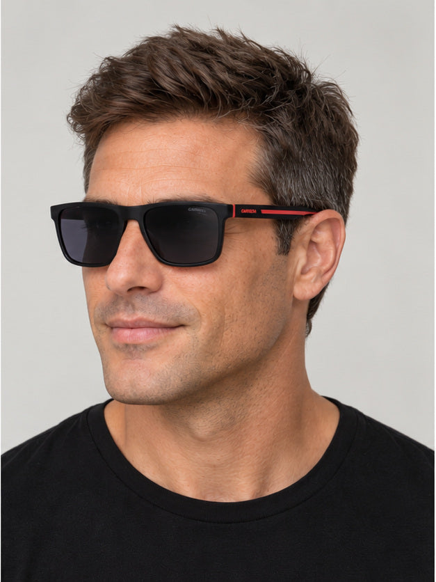 Carrera Men's 57mm Black Red Sunglasses CA8064S-0OIT-Q3