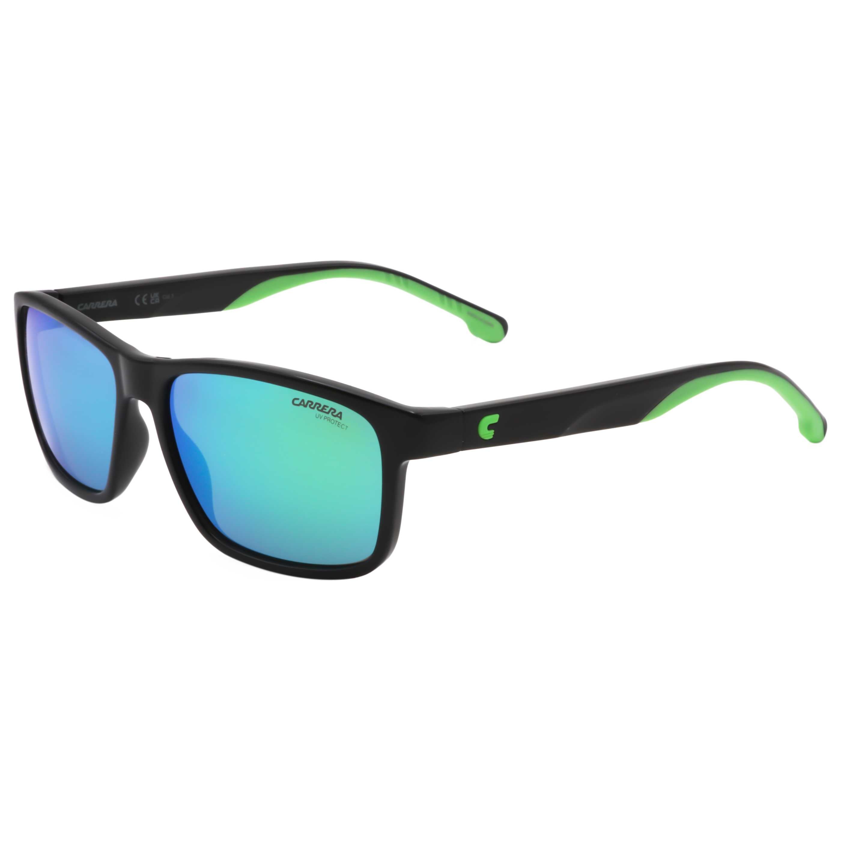 משקפי שמש Carrera דגם for Teens יוניסקס 54 מ״מ בצבע שחור ירוק