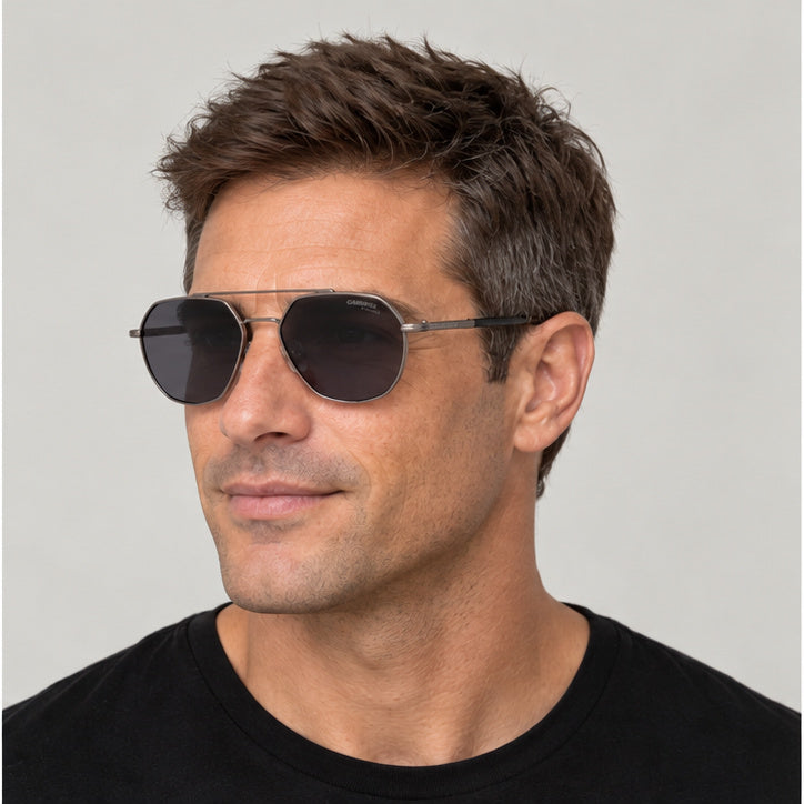 משקפי שמש Carrera דגם Carrera303 יוניסקס 53 מ״מ בצבע רותניום כהה