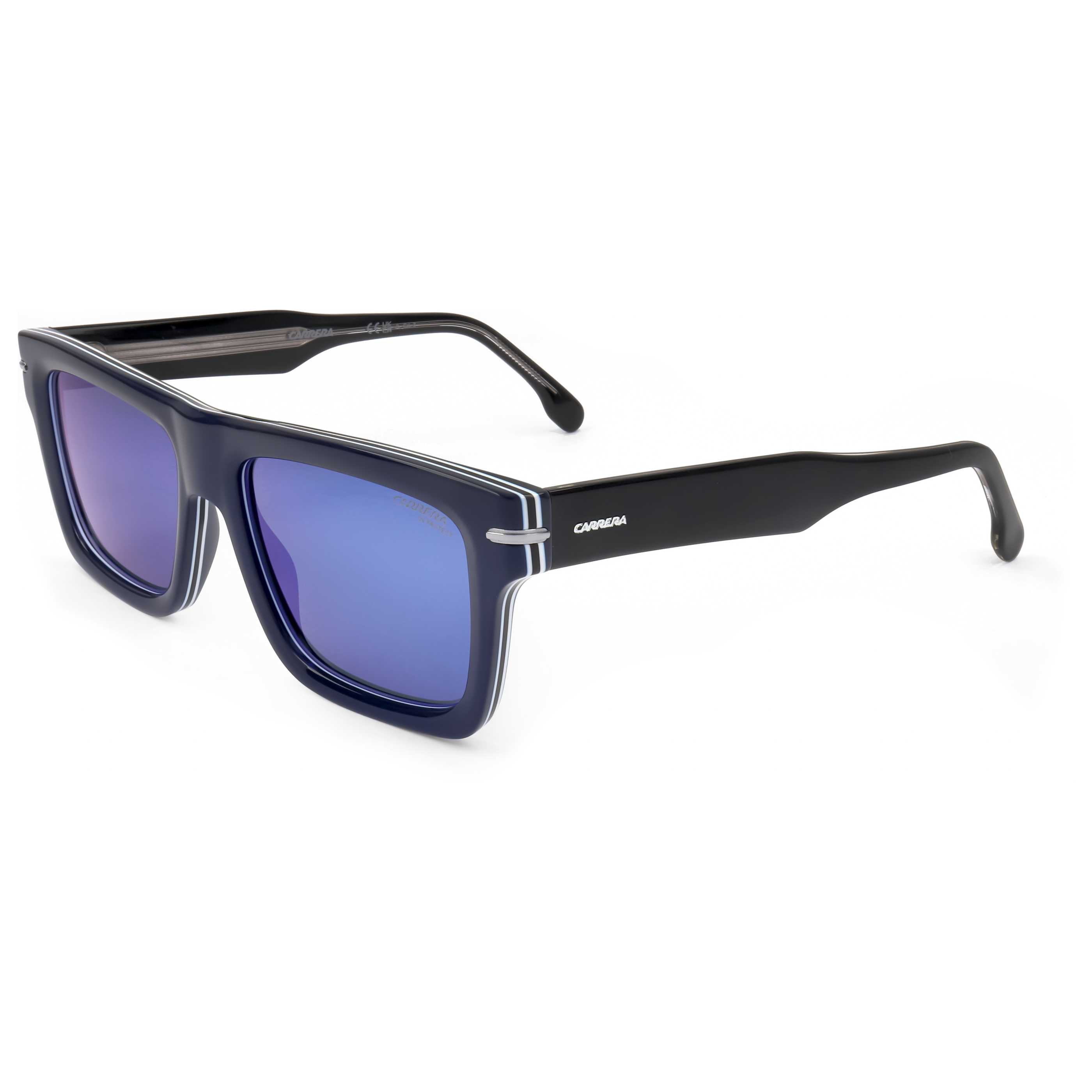 משקפי שמש Carrera דגם Carrera305 יוניסקס 54 מ״מ בצבע כחול פסים כחול