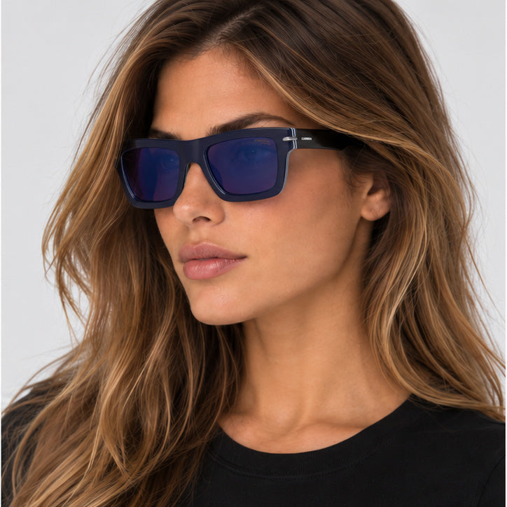 משקפי שמש Carrera דגם Carrera305 יוניסקס 54 מ״מ בצבע כחול פסים כחול