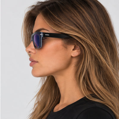 משקפי שמש Carrera דגם Carrera305 יוניסקס 54 מ״מ בצבע כחול פסים כחול