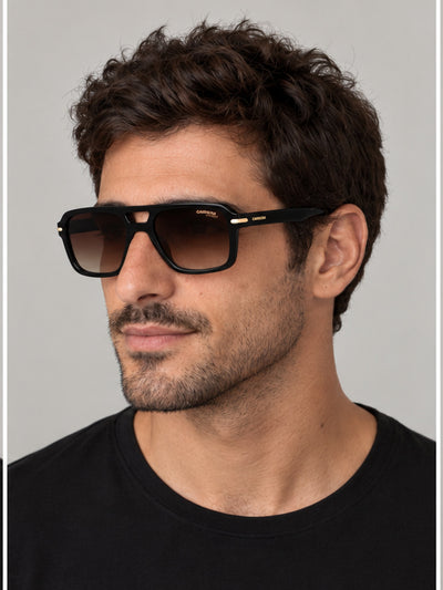 משקפי שמש Carrera דגם Carrera317 לגברים 55 מ״מ בצבע שחור