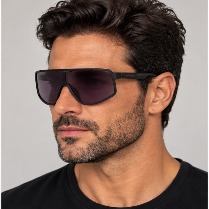 משקפי שמש Carrera דגם Carrera4017 לגברים 99 מ״מ בצבע שחור מט