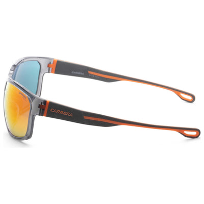 משקפי שמש Carrera דגם Carrera4018 לגברים 63 מ״מ בצבע אפור כתום