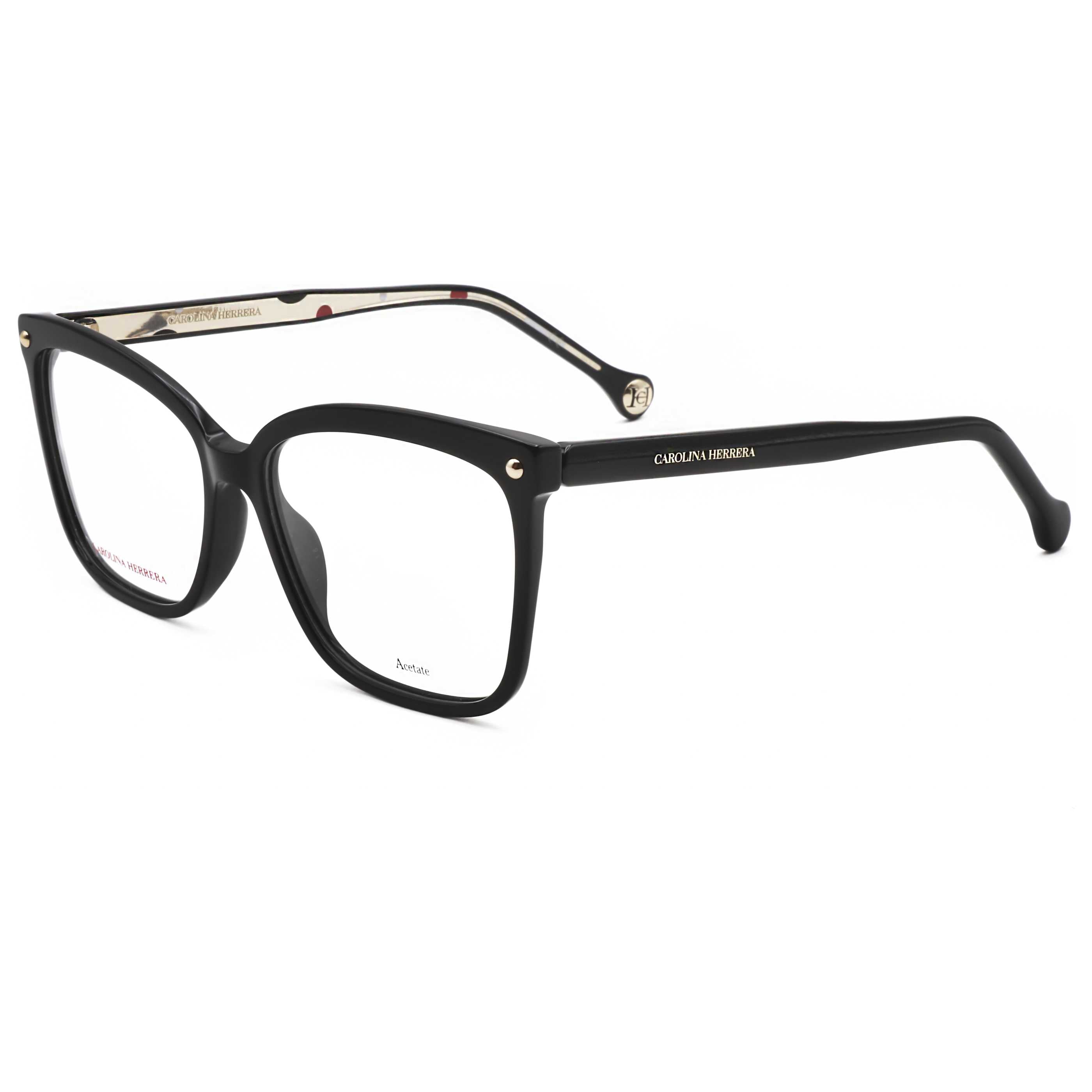 משקפי ראייה Carolina Herrera דגם Ch0012 לנשים 56 מ״מ בצבע שחור