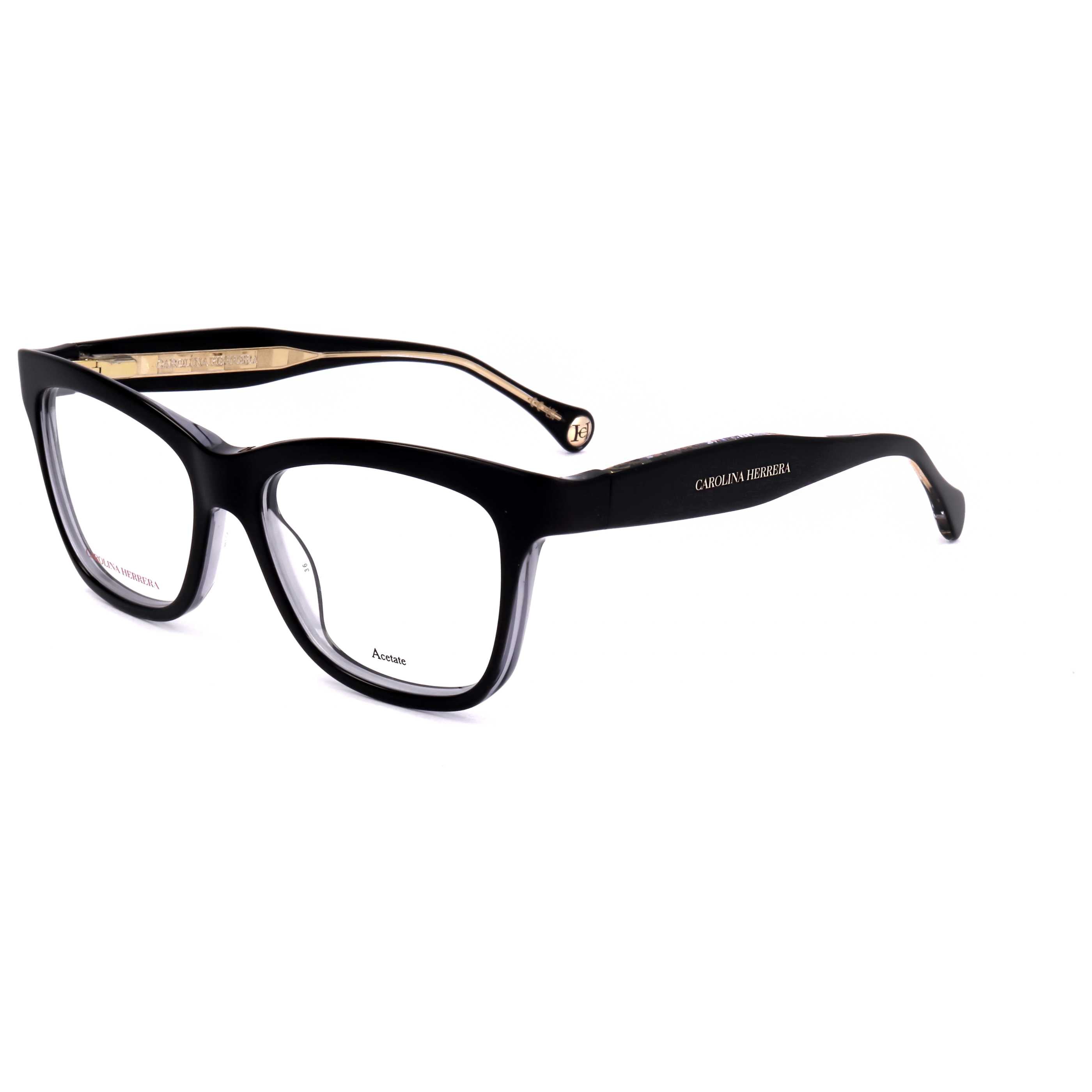 משקפי ראייה Carolina Herrera דגם Ch0016 לנשים 52 מ״מ בצבע שחור אפור