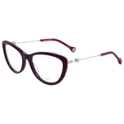 משקפי ראייה Carolina Herrera דגם Ch0021 לנשים 54 מ״מ בצבע בורדו