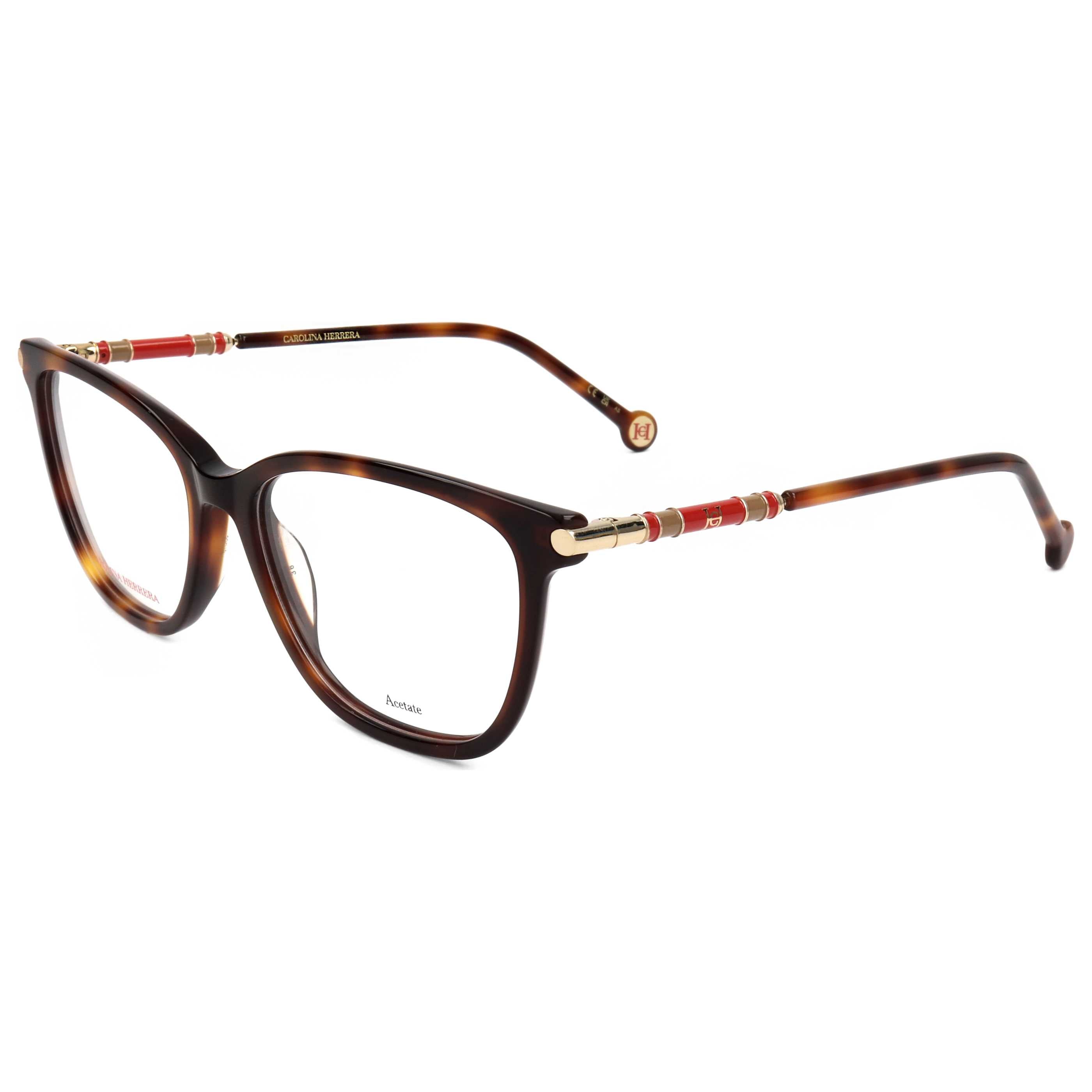 משקפי ראייה Carolina Herrera דגם Ch0027 לנשים 55 מ״מ בצבע הוואנה
