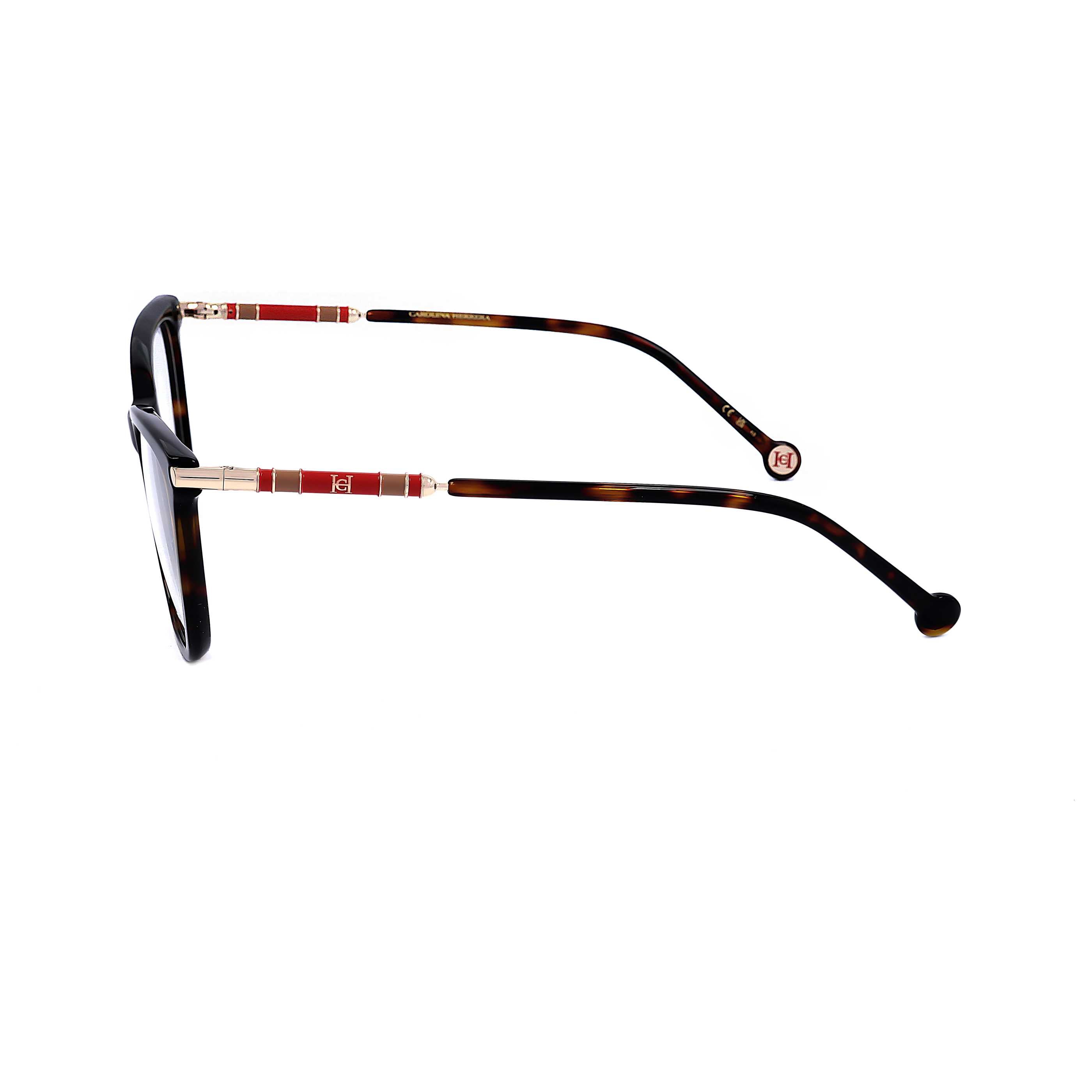 משקפי ראייה Carolina Herrera דגם Ch0028 לנשים 53 מ״מ בצבע הוואנה