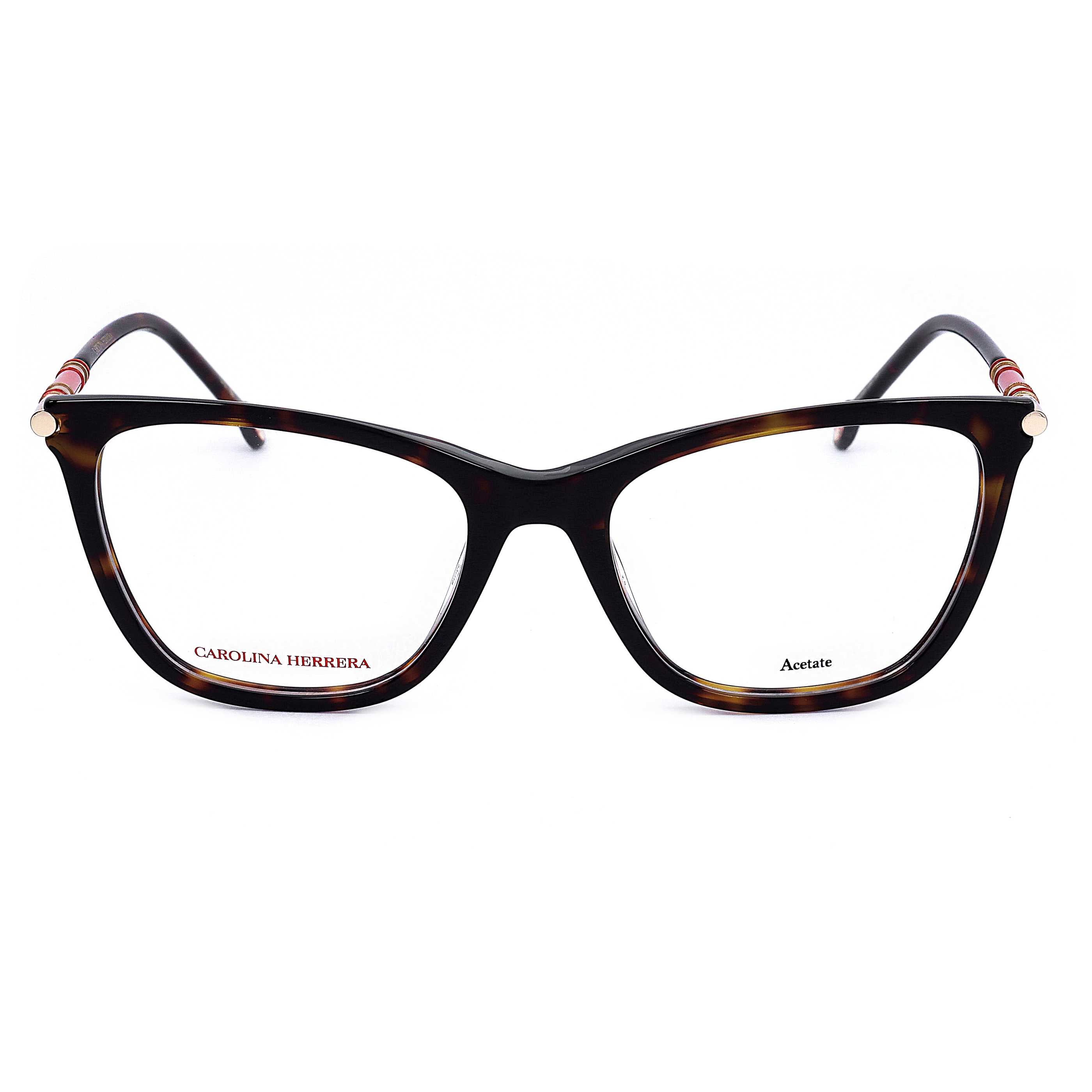 משקפי ראייה Carolina Herrera דגם Ch0028 לנשים 53 מ״מ בצבע הוואנה