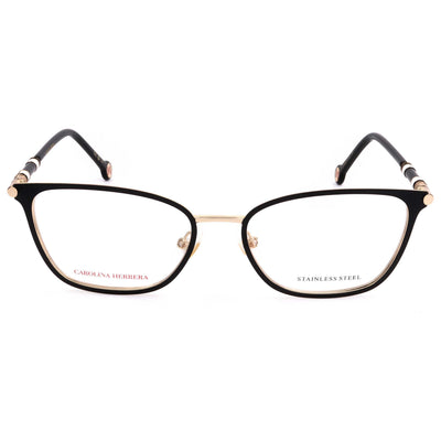 משקפי ראייה Carolina Herrera דגם Ch0031 לנשים 53 מ״מ בצבע זהב שחור