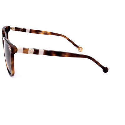 משקפי שמש Carolina Herrera דגם Ch0045 לנשים 57 מ״מ בצבע הוואנה Ivory