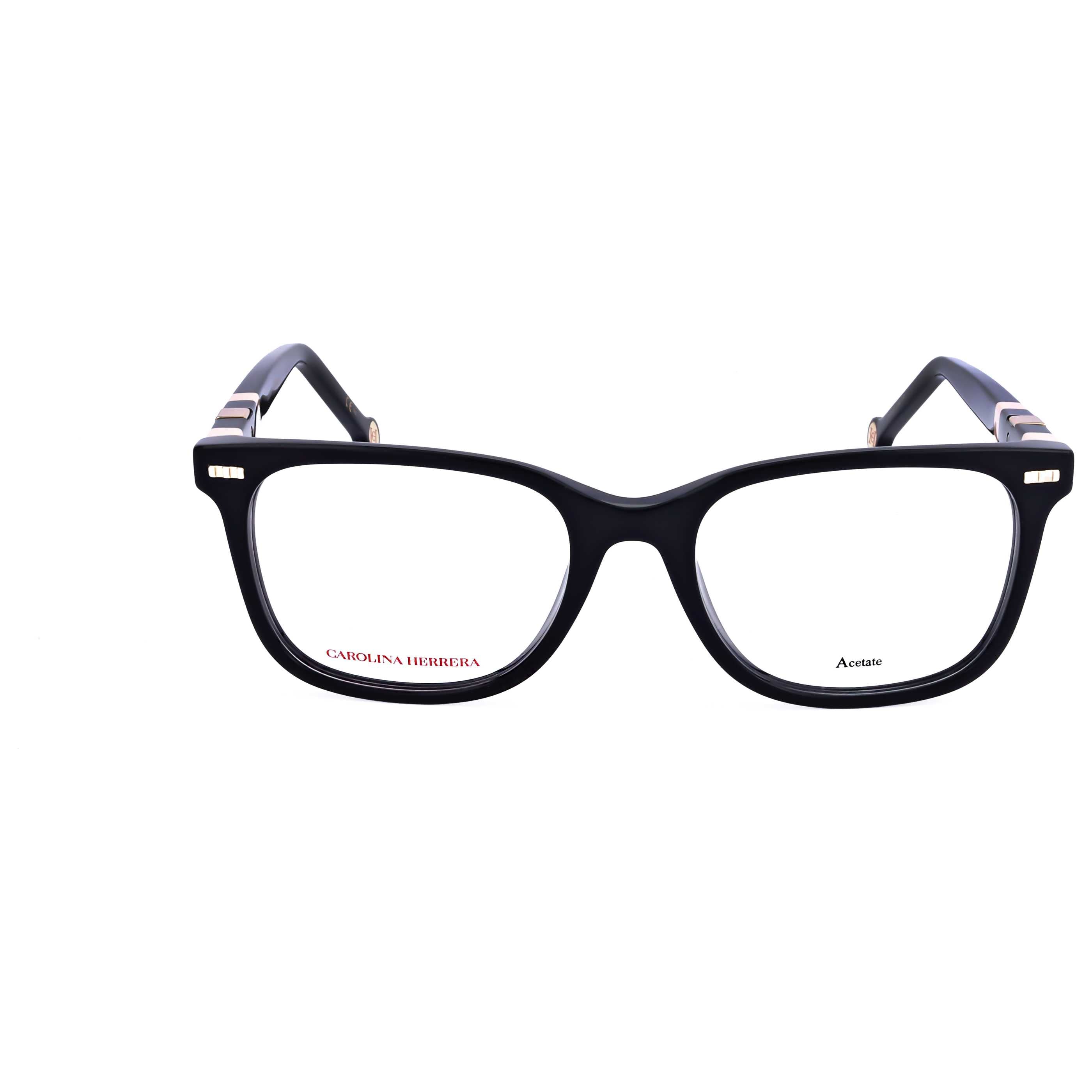 משקפי ראייה Carolina Herrera דגם Ch0047 לנשים 52 מ״מ בצבע שחור ורוד