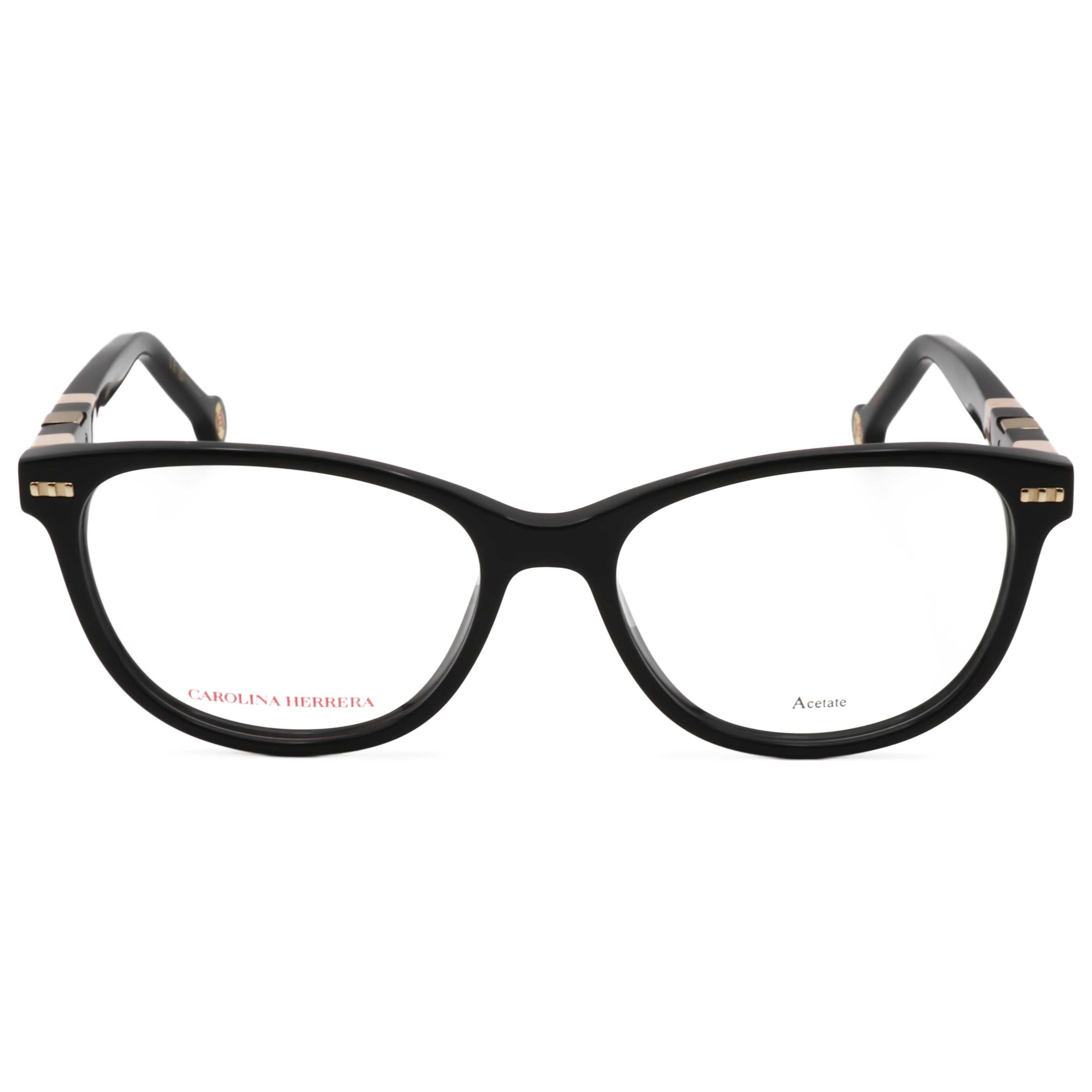 משקפי ראייה Carolina Herrera דגם Ch0048 לנשים 53 מ״מ בצבע שחור ורוד