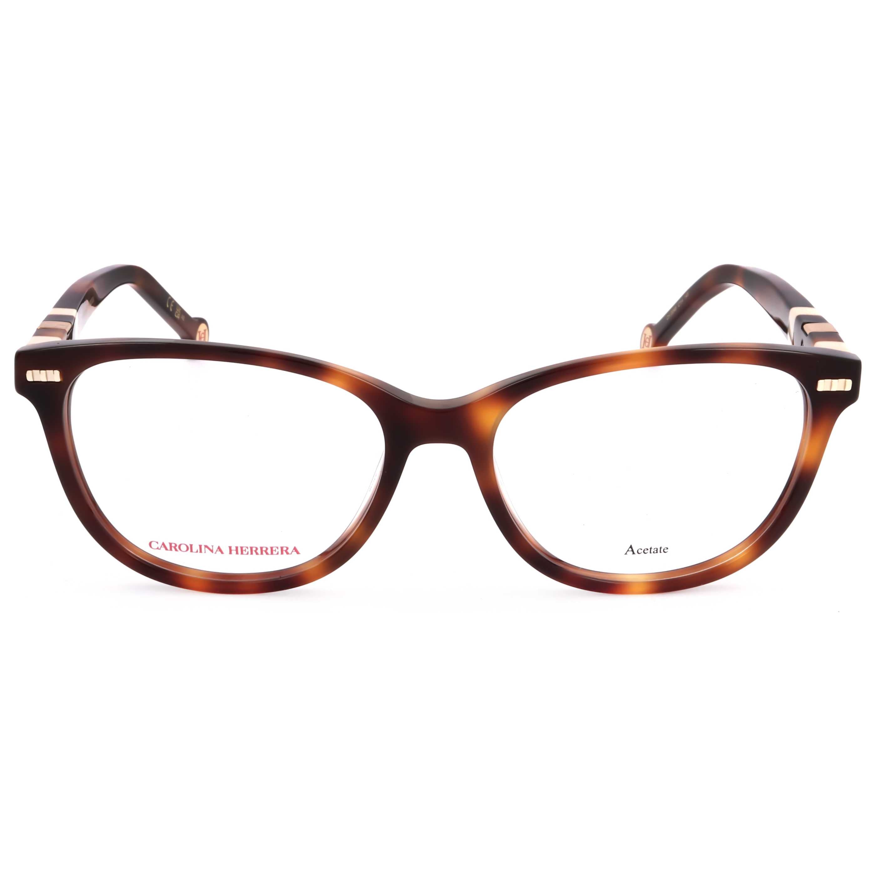 משקפי ראייה Carolina Herrera דגם Ch0048 לנשים 53 מ״מ בצבע הוואנה Ivory