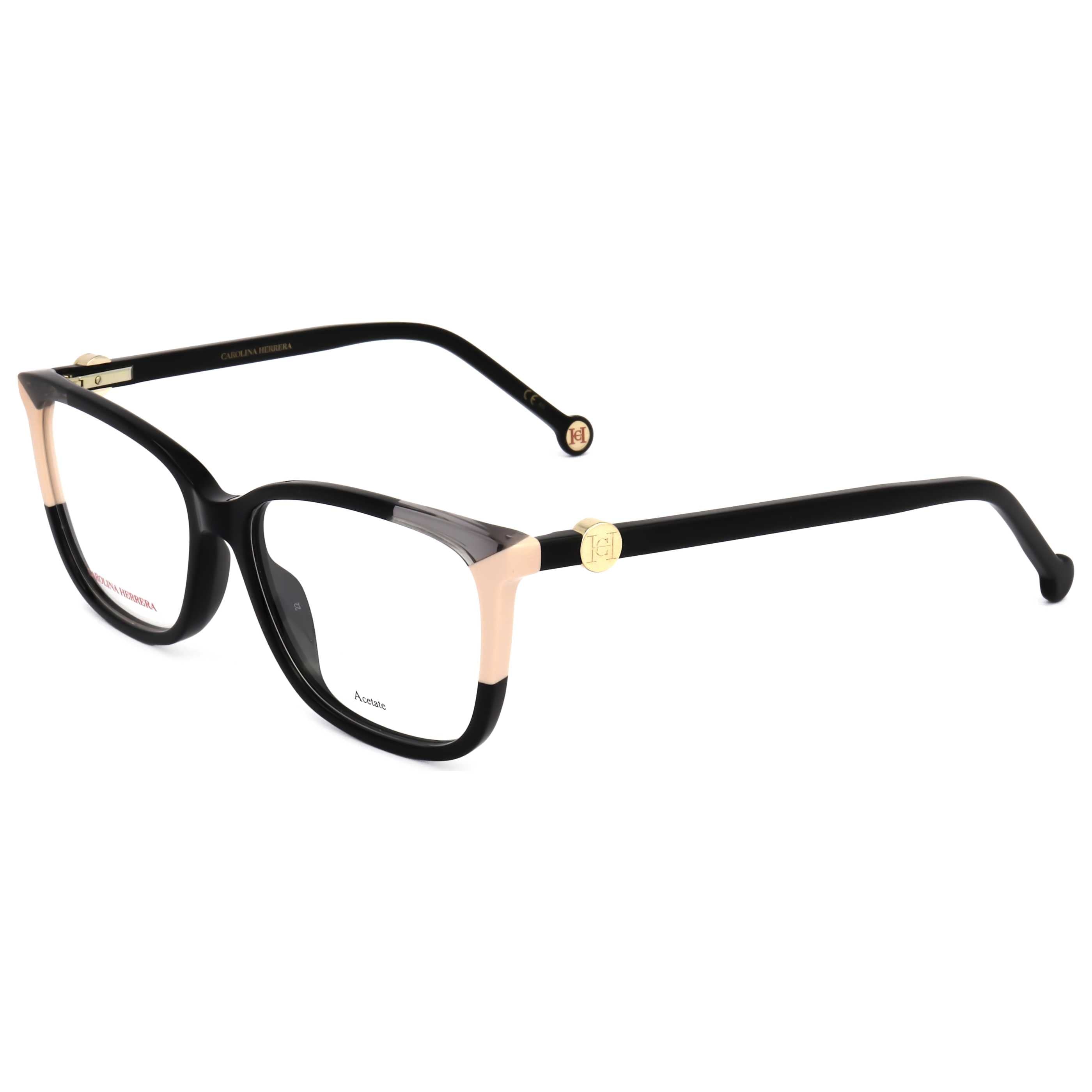 משקפי ראייה Carolina Herrera דגם Ch0055 לנשים 54 מ״מ בצבע שחור ניוד