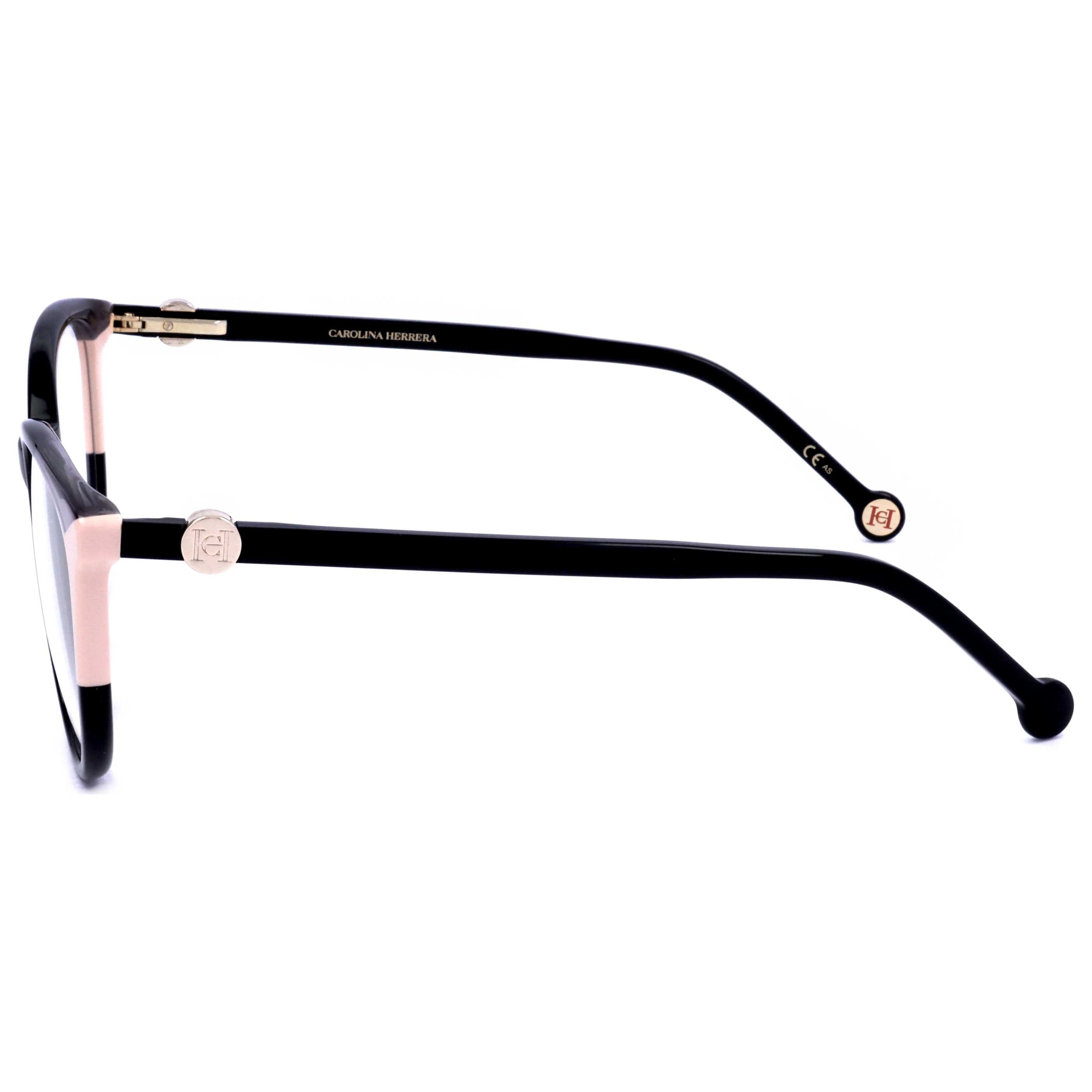 משקפי ראייה Carolina Herrera דגם Ch0056 לנשים 52 מ״מ בצבע שחור ניוד