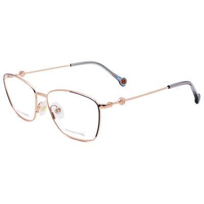 משקפי ראייה Carolina Herrera דגם Ch0060 לנשים 57 מ״מ בצבע זהב כחול