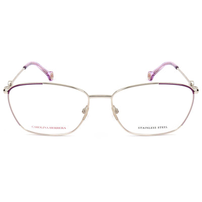 משקפי ראייה Carolina Herrera דגם Ch0060 לנשים 57 מ״מ בצבע זהב Violet