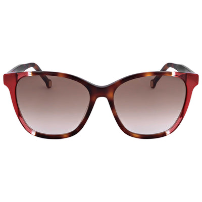 משקפי שמש Carolina Herrera דגם Ch0061 לנשים 57 מ״מ בצבע הוואנה אדום