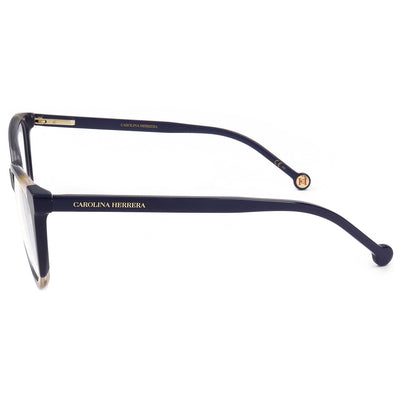 משקפי ראייה Carolina Herrera דגם Ch0064 לנשים 55 מ״מ בצבע כחול כתום