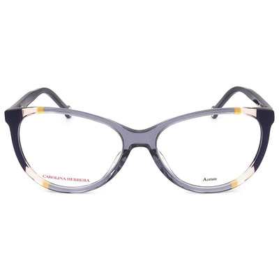 משקפי ראייה Carolina Herrera דגם Ch0064 לנשים 55 מ״מ בצבע כחול כתום
